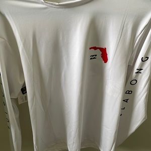 NWT Billabong sun shirt w/ Florida Flag